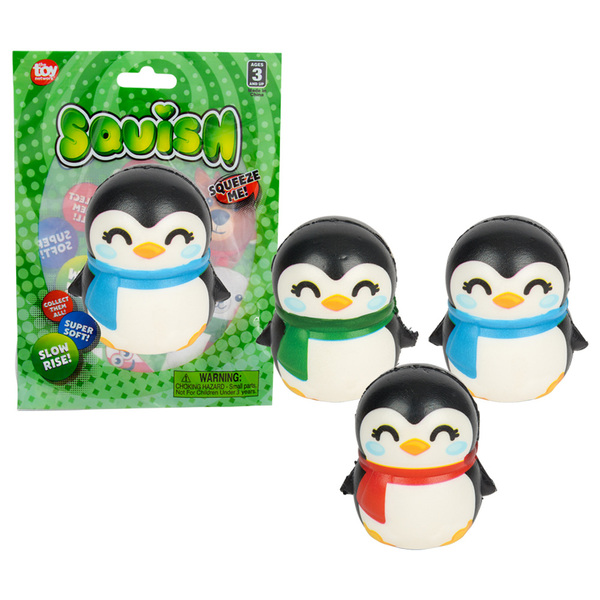 Holiday Squish Penguin 3.25in