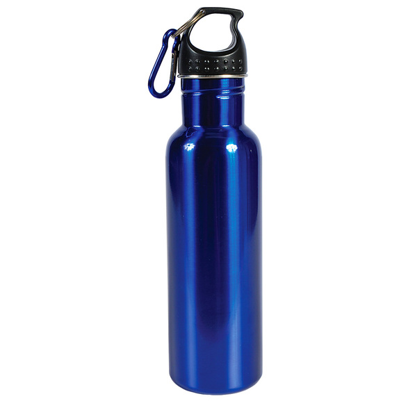 325323 Blue Water Bottle with Clip 24oz